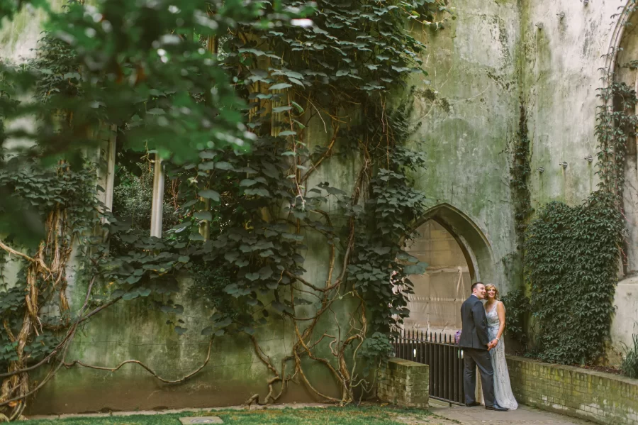 St Dunstan-in-the-East wedding photography