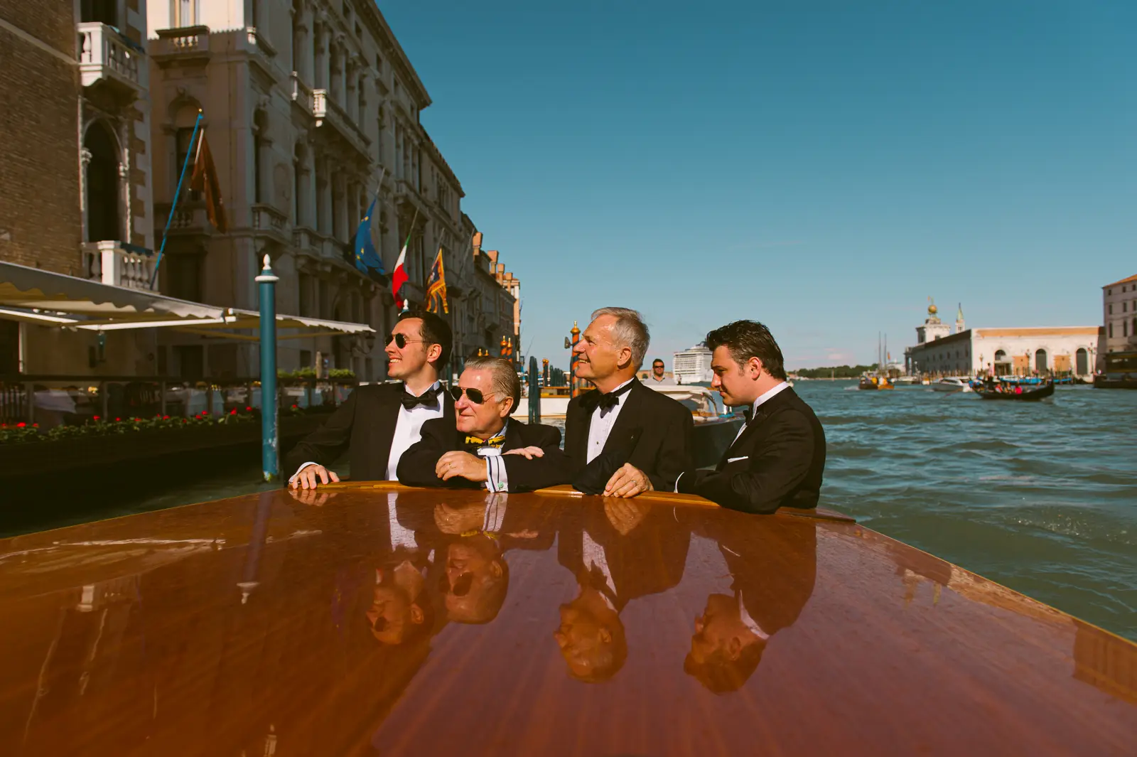 Arriving at Palazzo Pisani Moretta by Boat