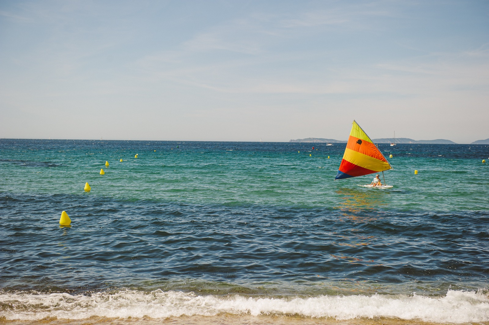 South of France countryside with vines and olive trees near Saint-Tropez
