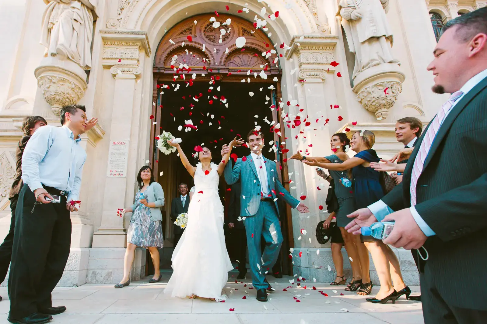 Wedding terrace in Monaco overlooking the sea