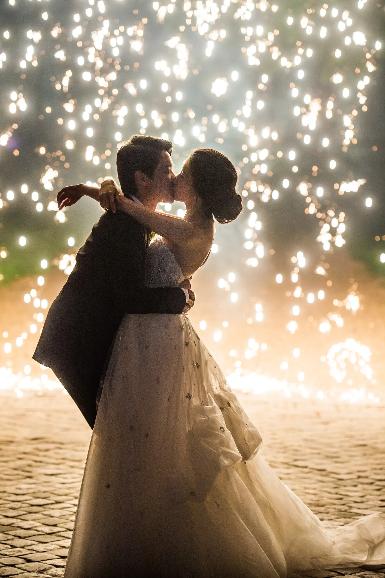 East London pre-wedding photography with a cinematic urban portrait