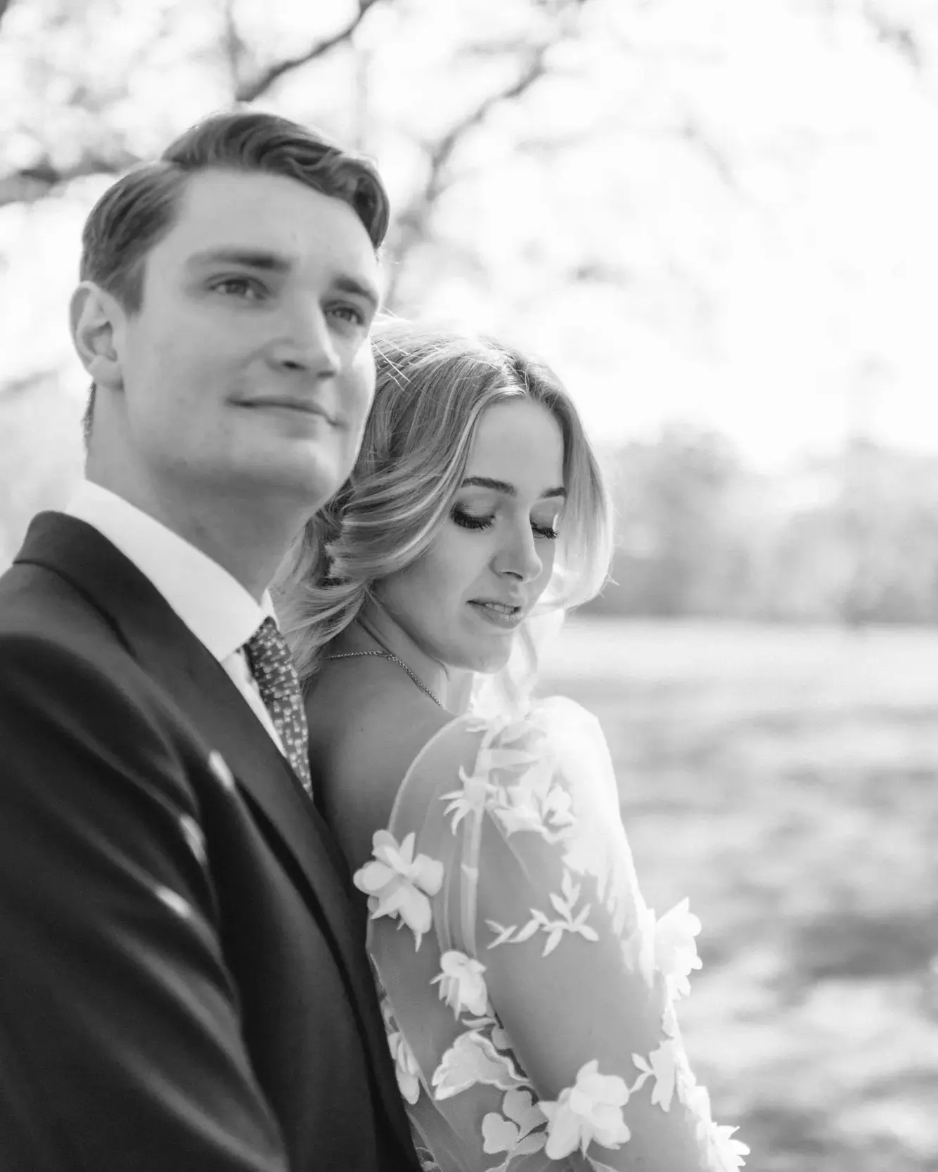West London wedding photography black and white couple portrait